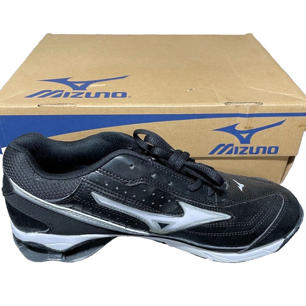 Mizuno Baseball Cleats Mens Size 8.5 Metal 9-Spike Classic G6 Low Switch Black